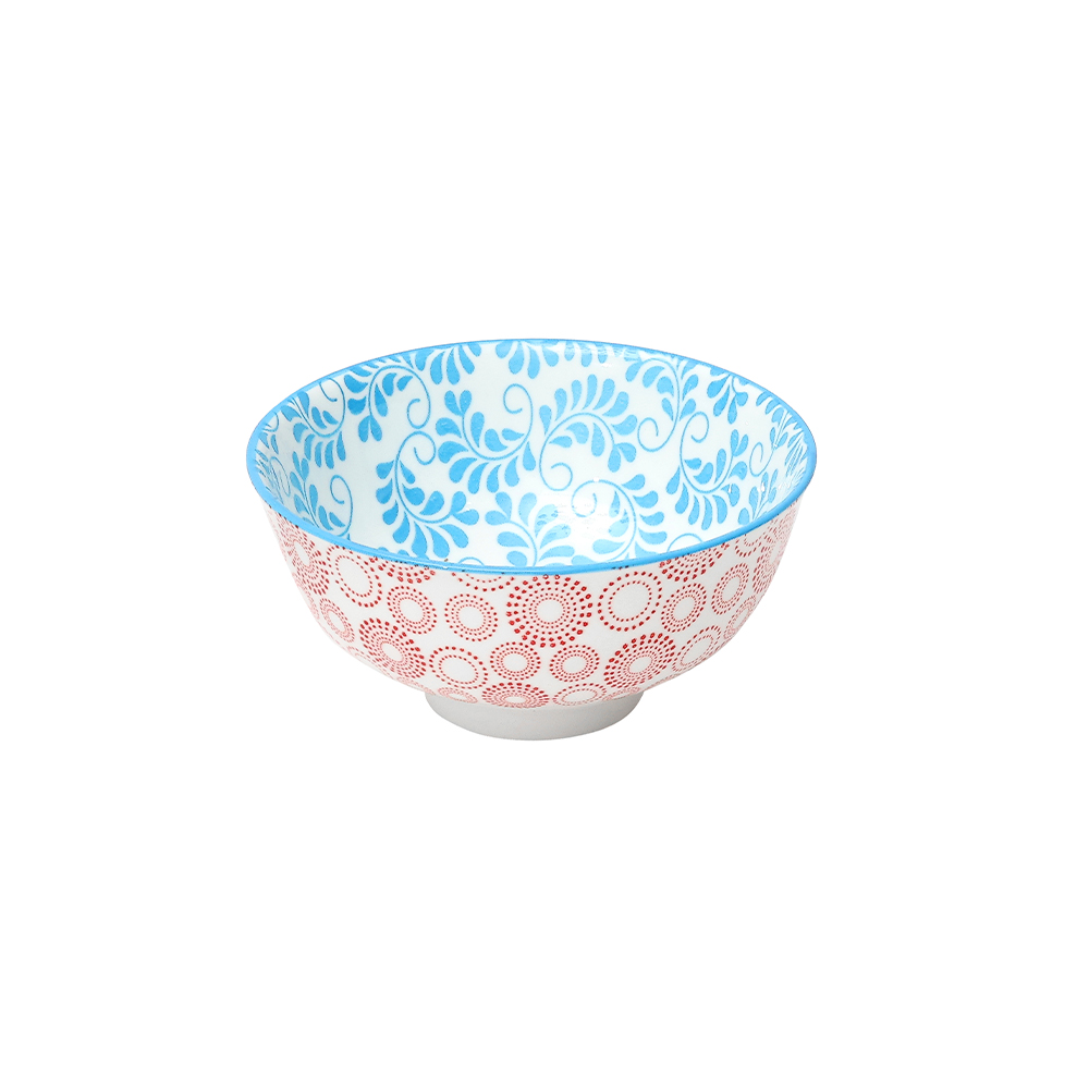 Harmonika Porcelain Rice Bowl 4.5" Set 4pcs - Oriental