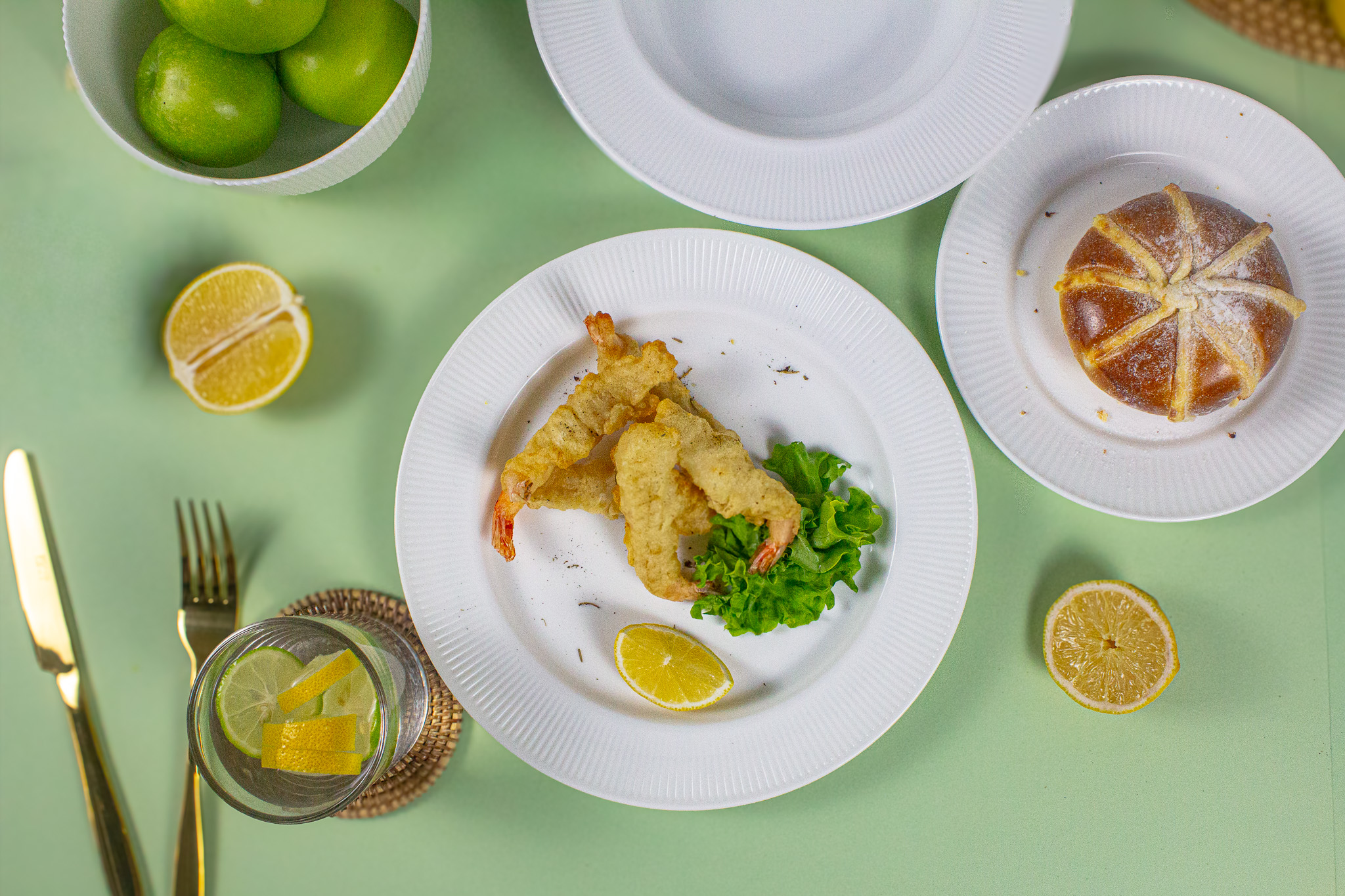 Dinexe Opal Glass White Dinner Plate 10" - Linea