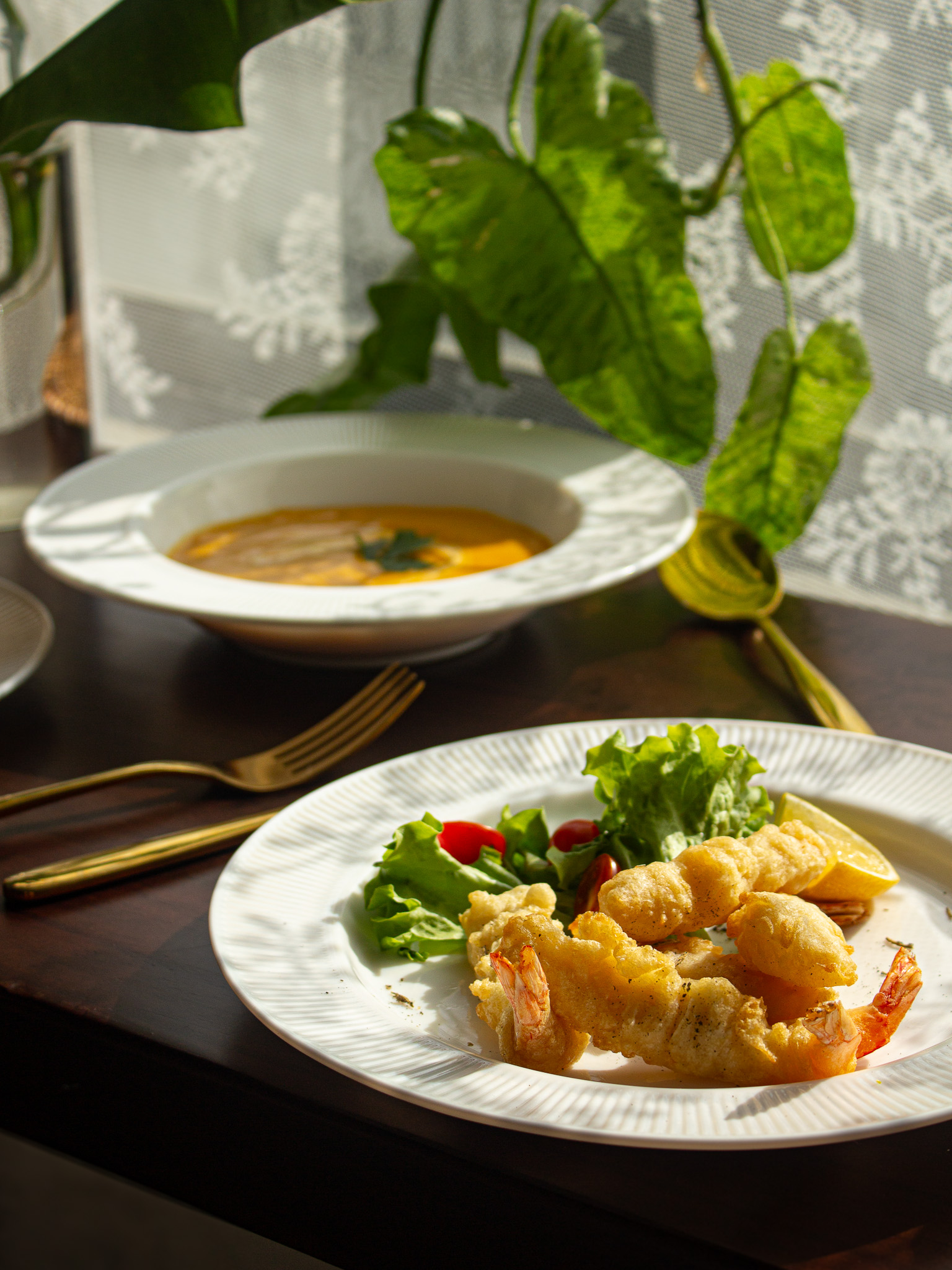 Dinexe Opal Glass White Dinner Plate 10" - Linea