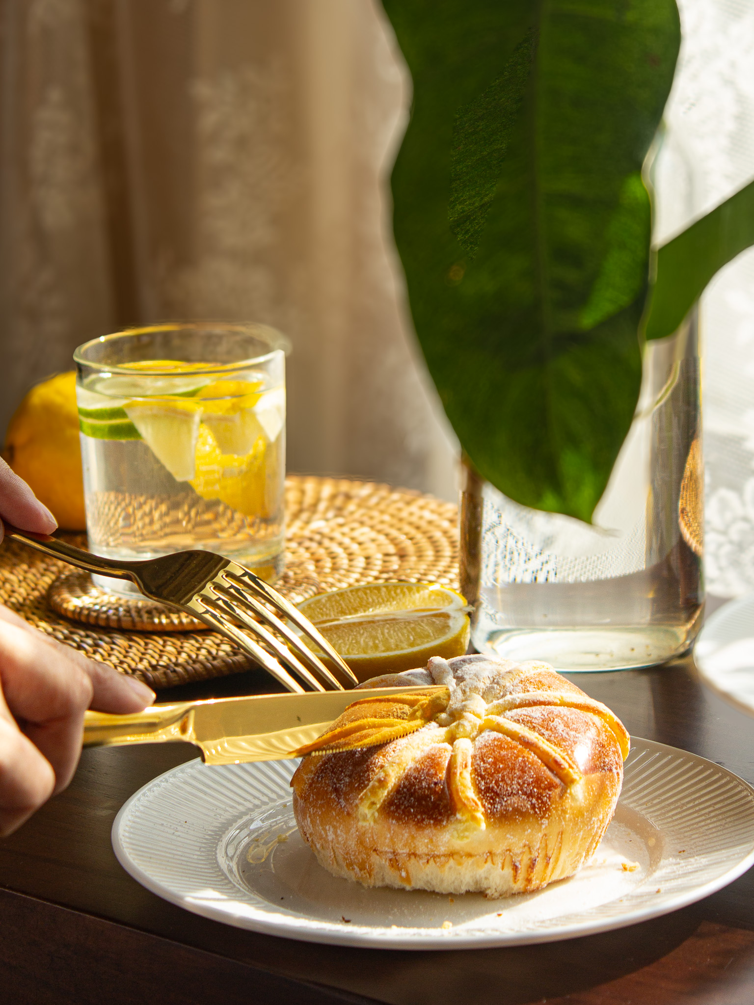 Dinexe Opal Glass White Dessert Side Plate 8" - Linea