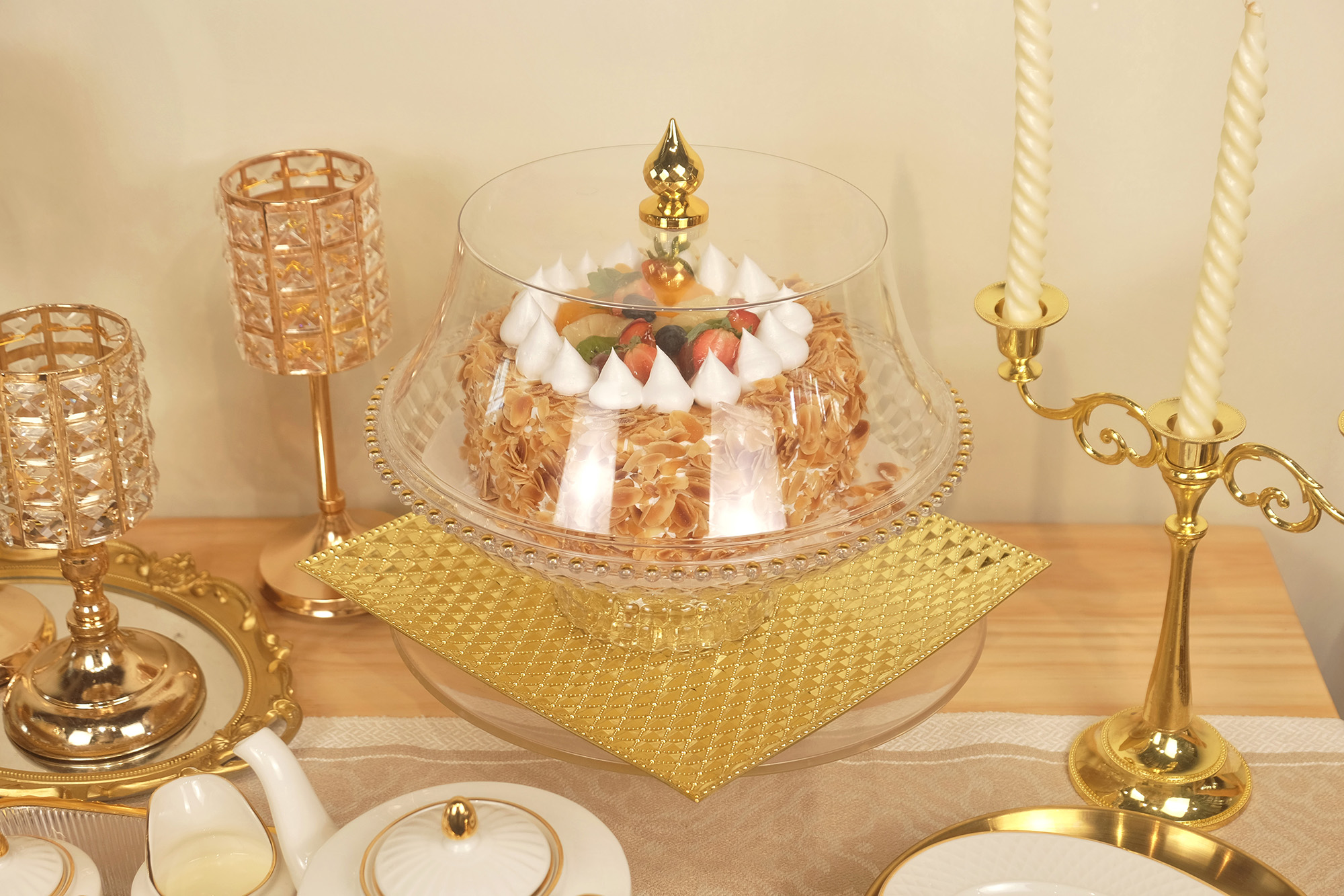 Fabian PET Round Serving Tray With Lid 32cm