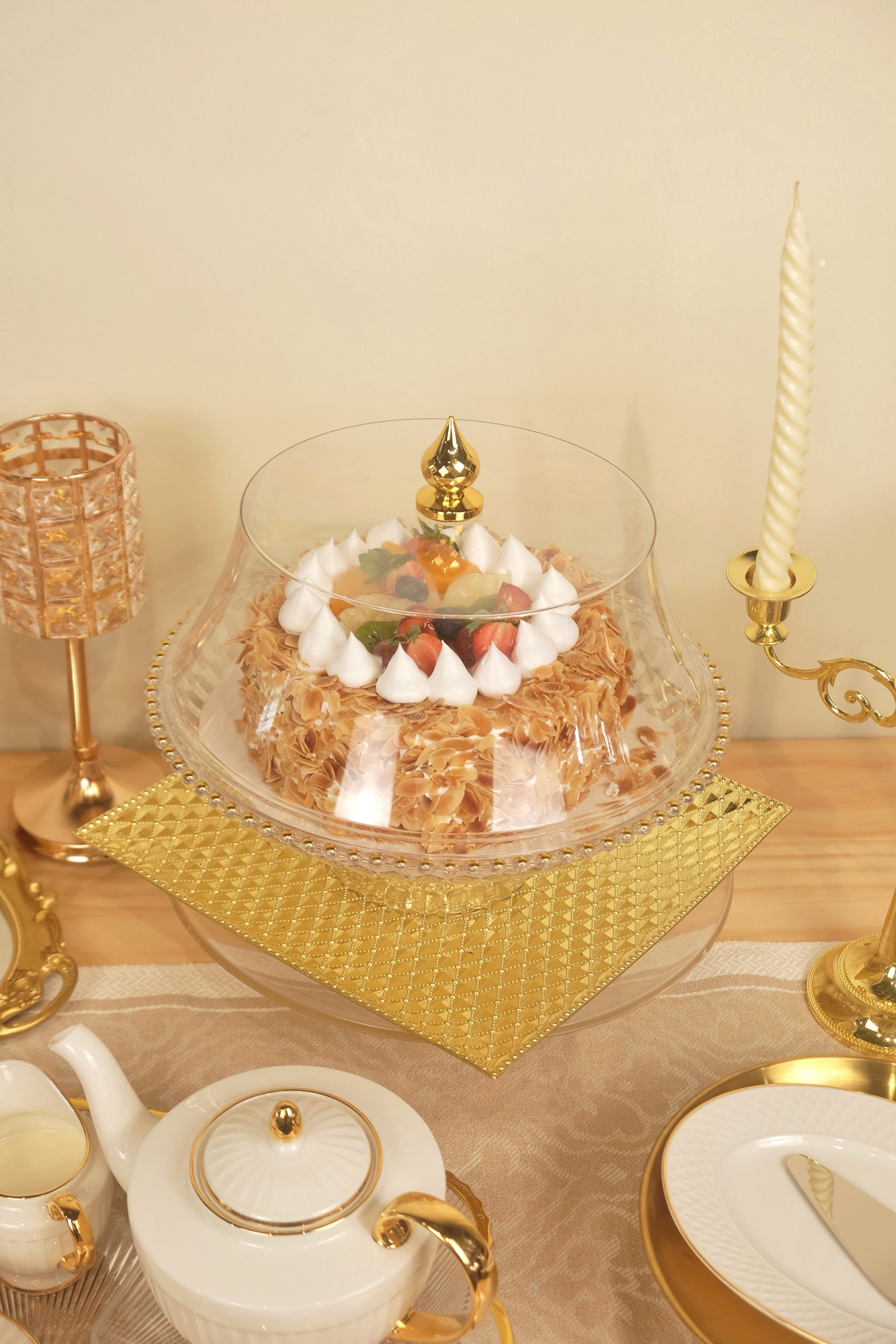 Fabian PET Round Serving Tray With Lid 32cm