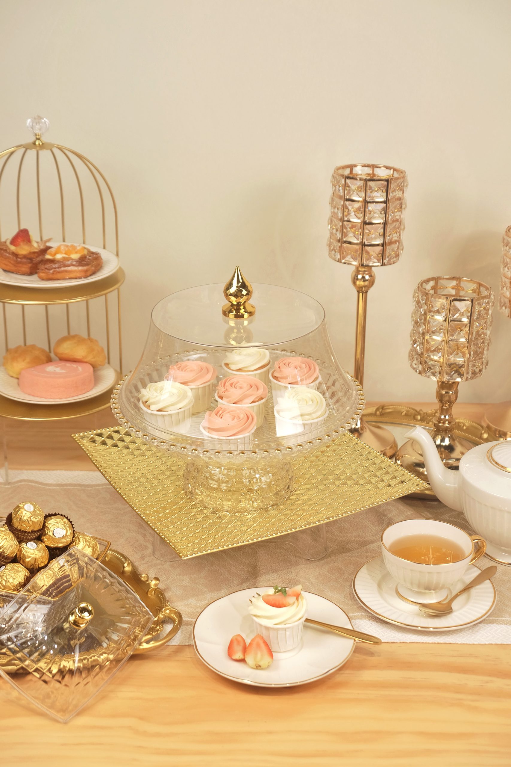 Fabian PET Round Serving Tray With Lid 27cm