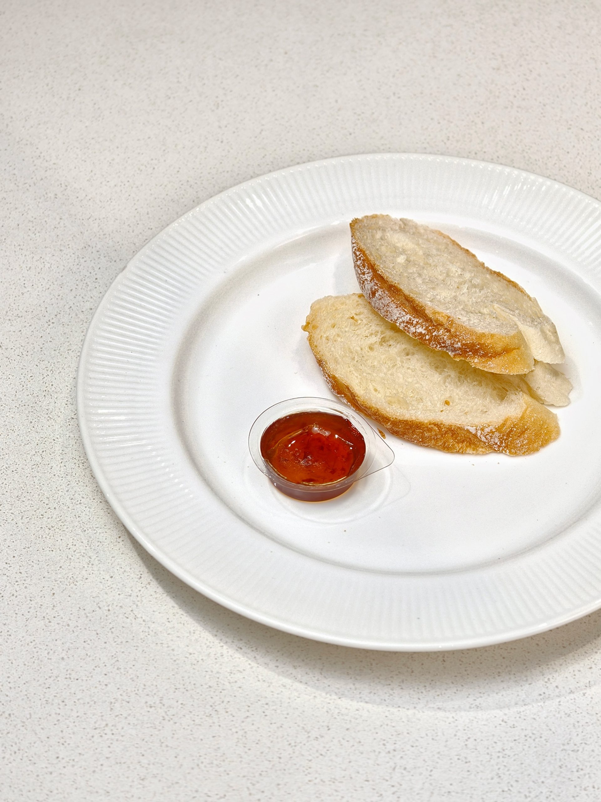 Dinexe Opal Glass White Dinner Plate 10" - Linea