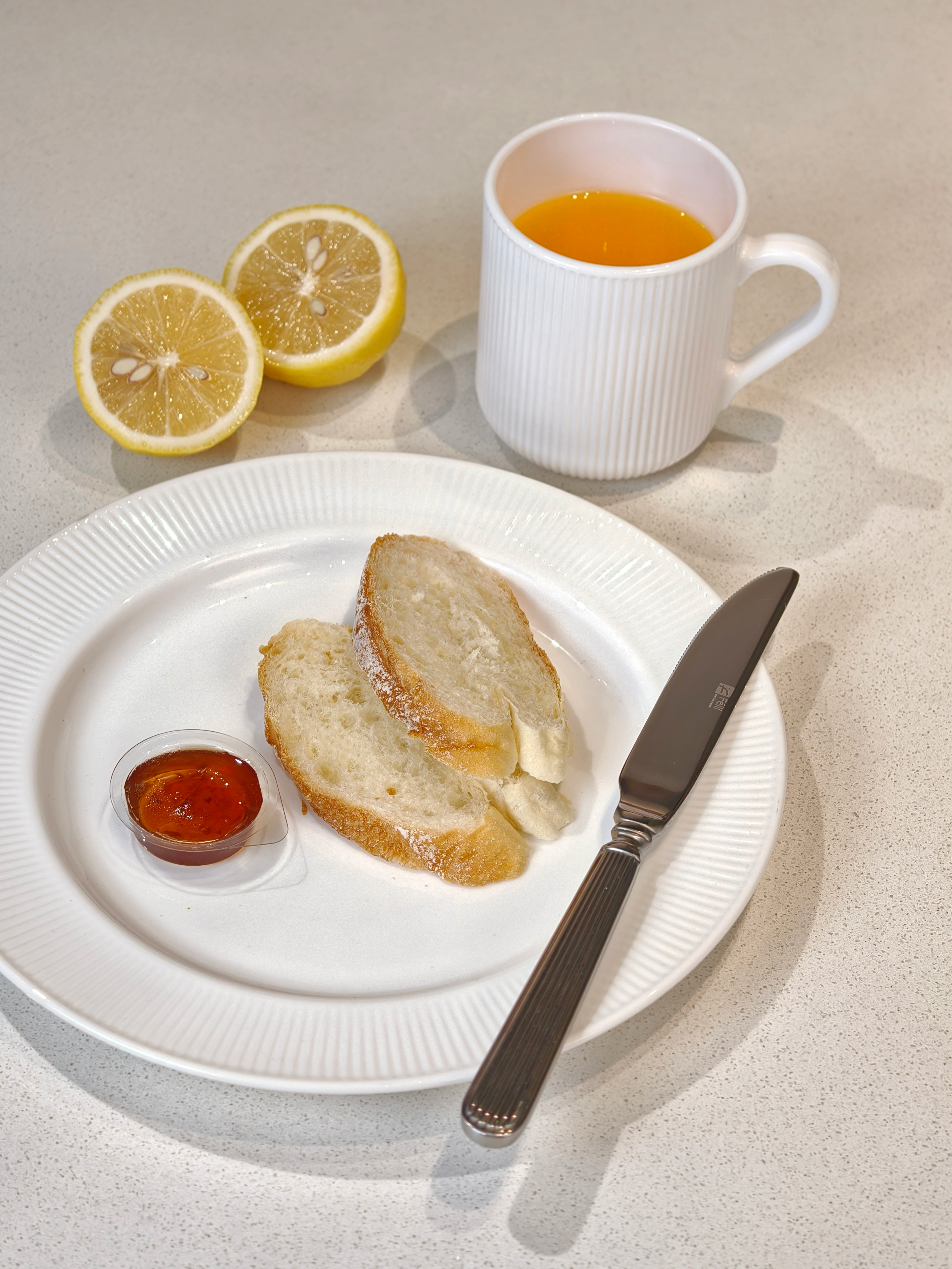 Dinexe Opal Glass White Dinnerware Set 26pcs - Linea [FREE S/S Cutlery 12pcs]