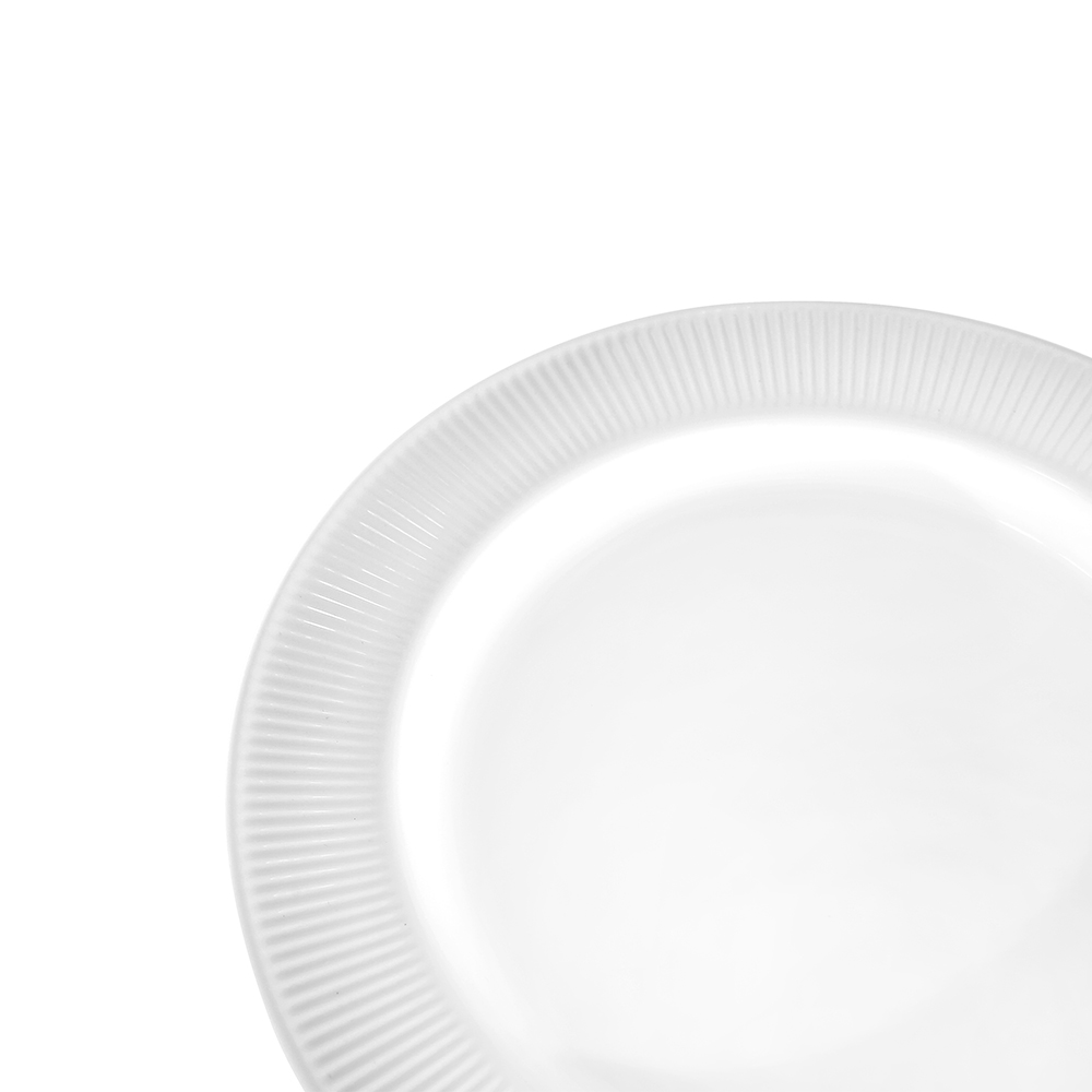 Dinexe Opal Glass White Dinnerware Set 26pcs - Linea [FREE S/S Cutlery 12pcs]