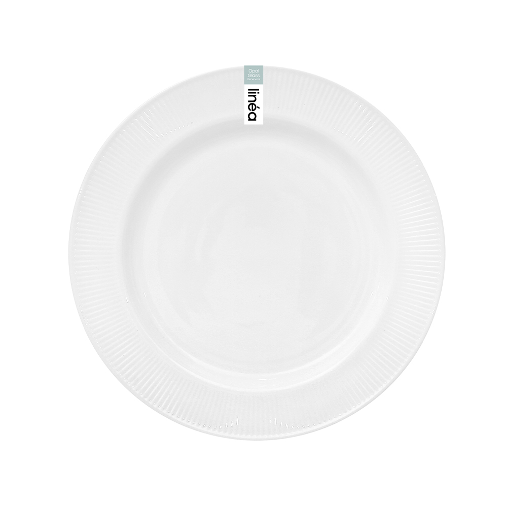 Dinexe Opal Glass White Dinnerware Set 26pcs - Linea [FREE S/S Cutlery 12pcs]
