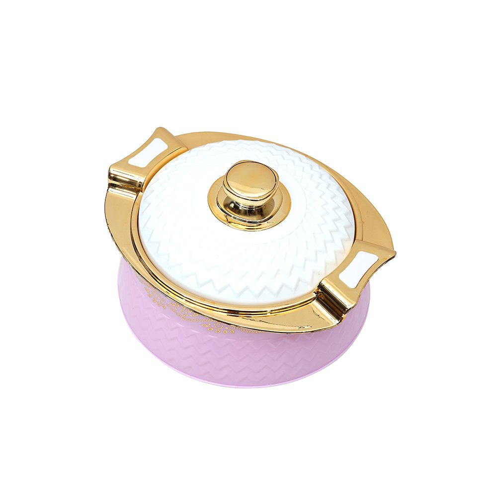 Fabian Thermal Insulated Casserole With Lid Set 4pcs - Glanza Gold Pink