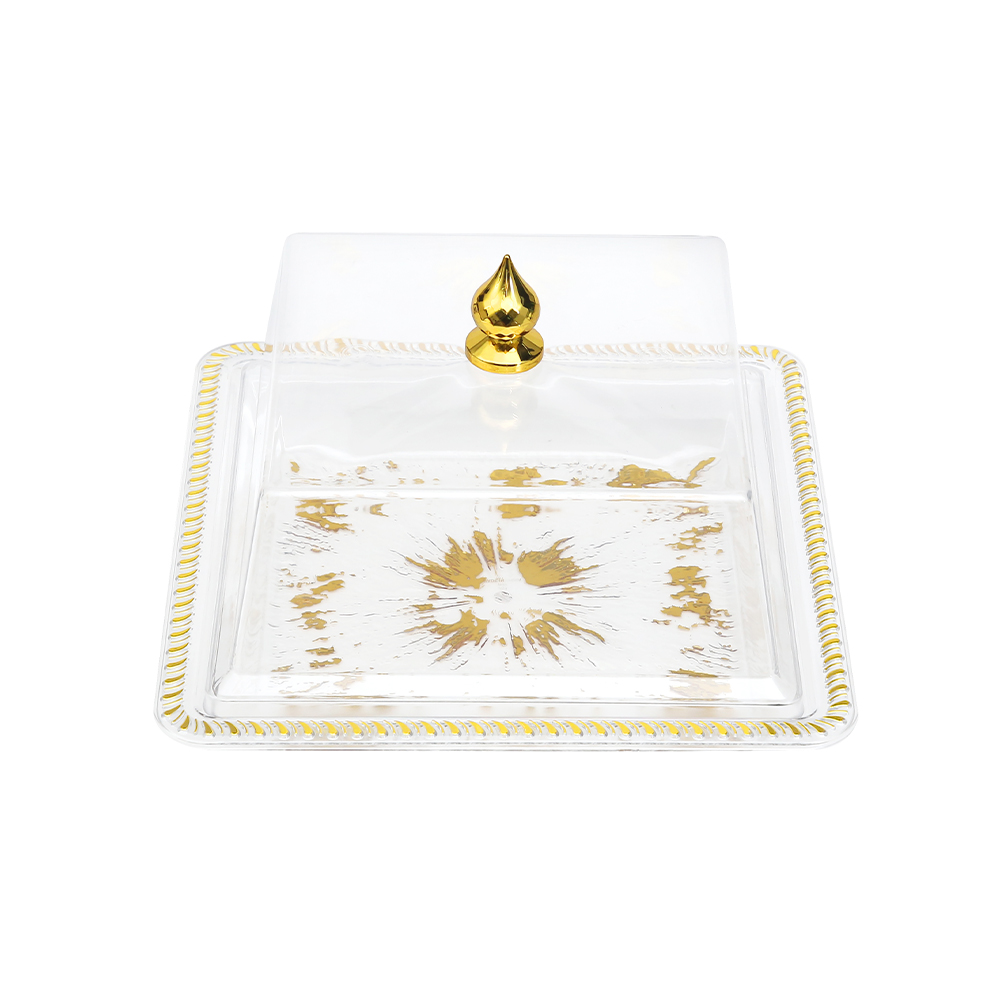 Fabian PET Square Serving Tray With Lid 30cm