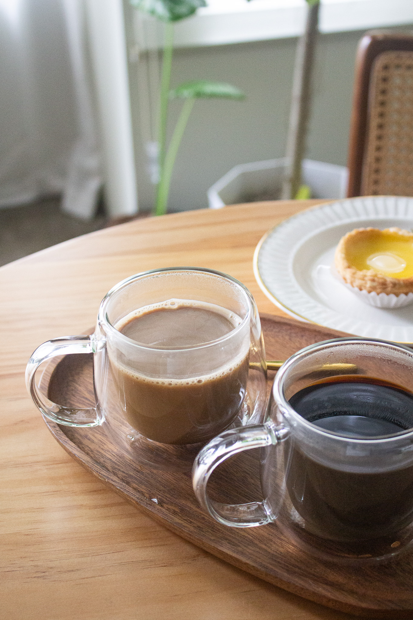 Doppio High Borosilicate Double Wall Glass With Handle 300ml Set 2pcs