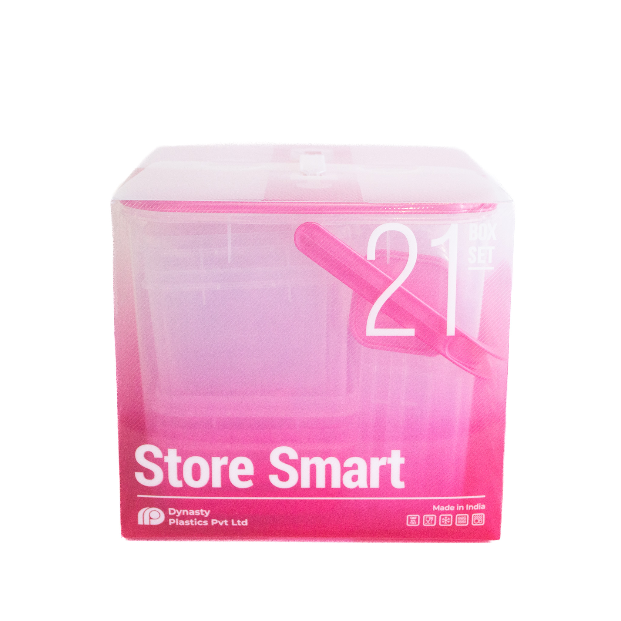 Jumbo Air Tight Canister Set 10pcs - Balang Raya Pink [FREE Canister 21 Pcs]