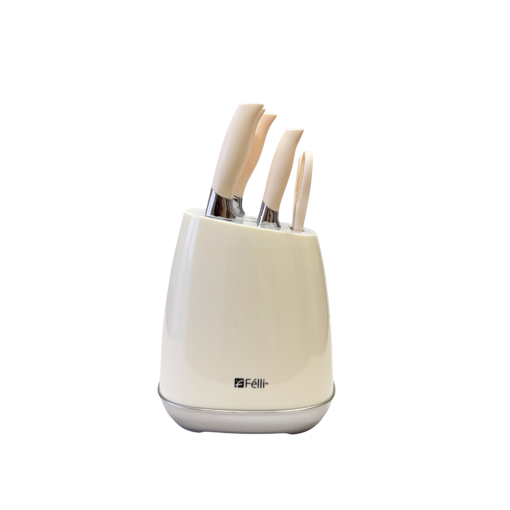 Felli Dao Knife Block Set 7pcs - Beige