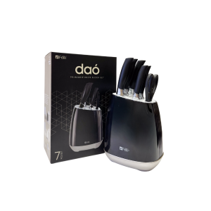 Felli Dao Knife Block Set 7pcs - Black