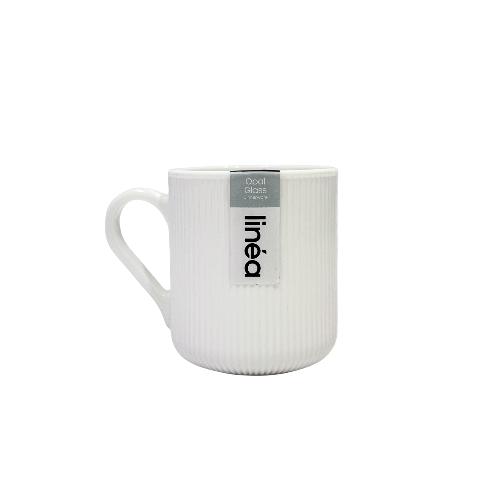 Dinexe Opal Glass White Mug 350ml - Linea