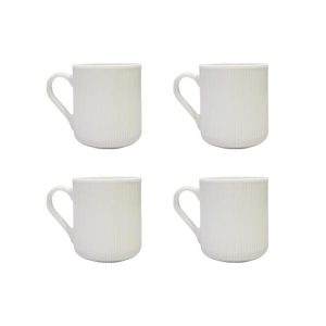 Dinexe Opal Glass White Mug 350ml - Linea