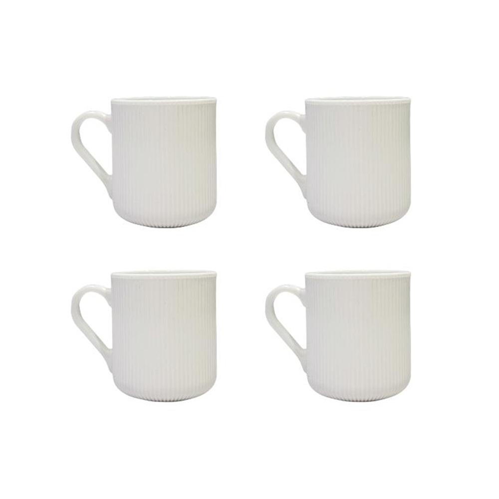 Dinexe Opal Glass White Mug 350ml - Linea