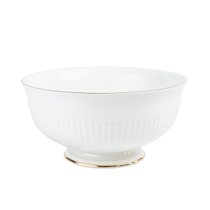 Athena Gold Footed Salad Bowl