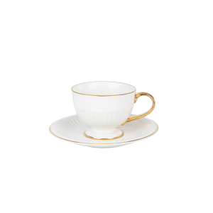 Athena Gold Cup & Saucer