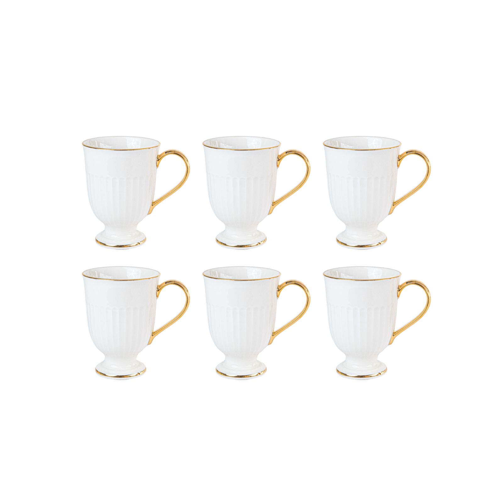 Athena Gold Footed Mug